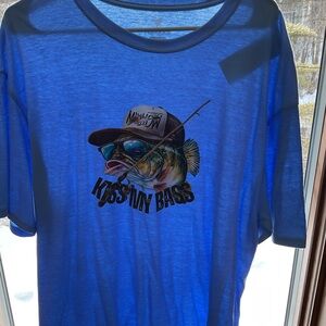 Fanatics Blue Kiss My Bass T-Shirt
